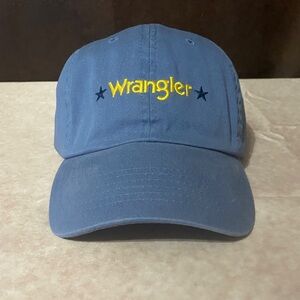 Wrangler Blue Hat with Yellow Embroidery